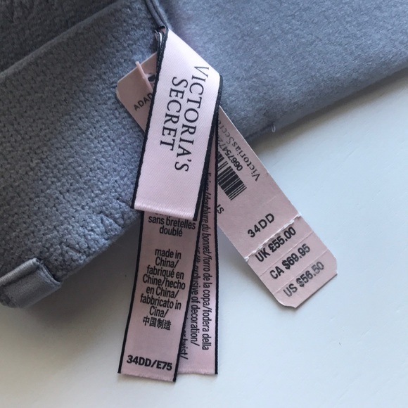 Blue Strapless Victoria’s Secret Bra - Picture 5 of 5